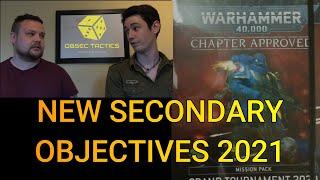 2021 NEW SECONDARY MISSIONS - Warhammer 40k - Obsec Tactics