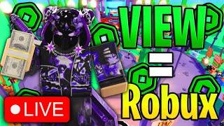 LIVE! PLS DONATE ROBLOX DONATING TO ALL VIEWERS!