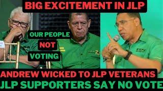 Listen JLP SUPPORTERS say DEM NOT VOTING FOR JLP Because of what Andrew Holness & JLP did to dem MPs