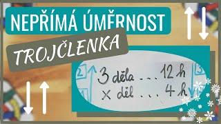 Nepřímá úměrnost - trojčlenka