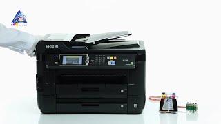 Установка СНПЧ на МФУ Epson WorkForce WF-7620