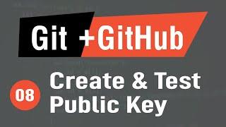 [Arabic] Learn Git & GitHub #08 - Generate And Test Github Public Key