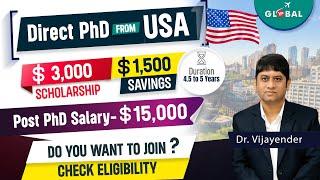 Direct PhD From USA | Interesting Facts