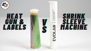 How to Speed up Branding on your Pre Roll Tubes - Sticker Labels vs Shrink Sleeve