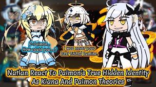 Genshin Impact React To Paimon’s True Hidden Identity As Kiana And Paimon Theories || Gacha React.