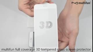 How to install Full Cover 3D Tempered Glass Screen Protector for iPhone 7