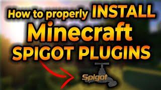 HOW TO properly INSTALL MINECRAFT SPIGOT PLUGINS | How to install spigot plugins 1.16 1.15 1.14