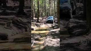 Toyota Land Cruiser J100 vs Muddy Puddle #viral#automobile#landcruiser #toyota#offroad #fyp #shorts