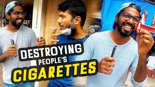 Destroying People's Cigarettes Challenge - Funk You | Nirbhay Singh | Pramod Rawat