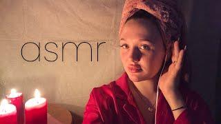 АСМР мой уход за собой ‍️ / звуки костра / asmr для сна 