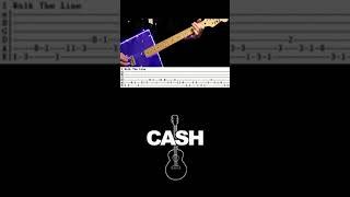 Johnny Cash I Walk The Line Guitar Tab Cover