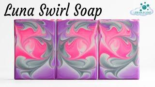 Soap Challenge Club: How To Make A Cold Process Luna Swirl Soap