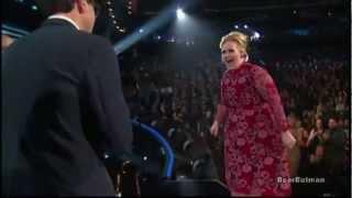 Adele's Grammy Crasher Moment with Vitalii Sediuk