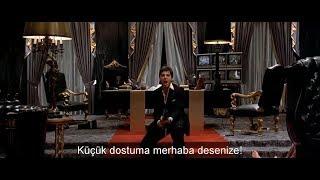 Scarface / Yaralı Yüz (1983) - "Küçük dostuma merhaba desenize!" Final Sahne (2/2) HD