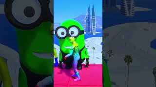 GTA 5 Wild Spider-Man Throws Bikini Girl Off Bridge!  Ragdoll Fails! #gta5 #shorts" Episode 005