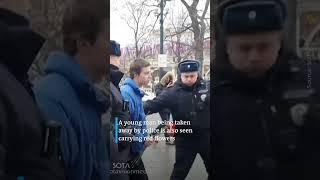 Reporters arrested at Moscow protest | DW News  #russia #news #protest