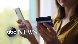 US household and credit card debt climbs to record high | GMA