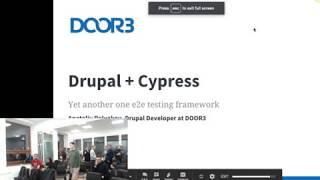 DrupalCafeKyiv. Drupal + Cypress