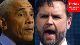 Obama Hits JD Vance: 'had The Nerve To Say Donald Trump Salvage The Affordable Care Act'