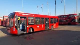 Alexander Dennis Enviro 400 YY64GXG 1479 Uno Bus Red Livery Seen at Brent Cross Shopping Centre