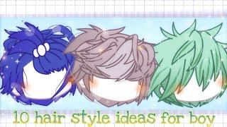 [ 10 Hairstyle ideas For Boy ] -Gacha Club