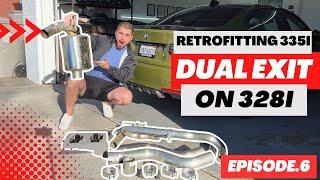 THE F30 GETS A AXLE BACK AWE EXHAUST! (Perfect Exhaust For A 328i!