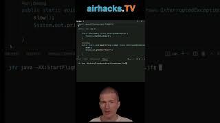 Starting With Java Flight Recorder Enabled / Java Mission Control #airhacks #java #shorts #short