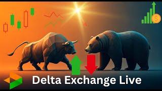 Bitcoin Trading LIVE Delta Exchange India Live Session | Live Crypto Trading