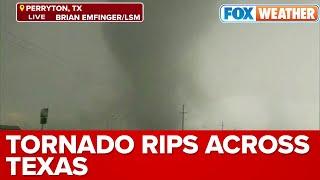 Tornado Rips Across Perryton, Texas, Live On FOX Weather