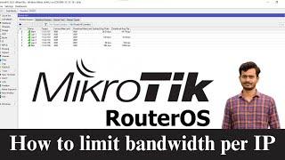 How to limit speed for each IP and user in Mikrotik router ports