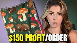 The trending POD Product that makes $150 profit per sale (Print on Demand tutorial)