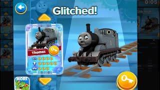 My Go go Thomas game glitched!?!? lazy vid lol!