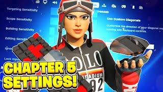 New *UPDATED* Best Fortnite settings + sensitivity for Keyboard and Mouse! (XBOX/PS5/PC)