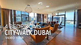 City Walk Dubai Amazing 4 Bedroom Residence