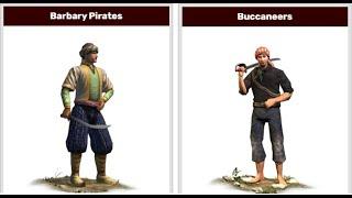 Empire: Total War 1vs1: Barbary Pirates vs Buccaneers