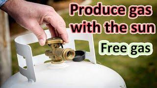 Produce gas with the sun.Free gas