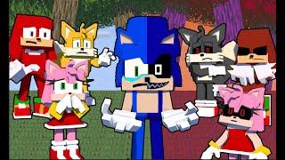 Sonic Losing Mind - (Sad Ending) - FNF Minecraft Animation - Animated