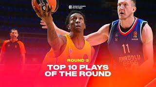 UNMISSABLE Action - TOP 10 Plays | RS Round 3 | 2024-25 Turkish Airlines EuroLeague