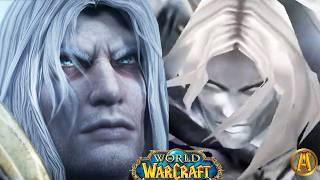 Arthas vs Illidan Cinematic: Original vs Remastered - Arthas Ascends Frozen Throne [Warcraft 3 End]