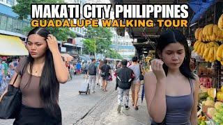 MAKATI CITY,PHILIPPINES-Afternoon scenes at Guadalupe Makati City [4k] walking tour