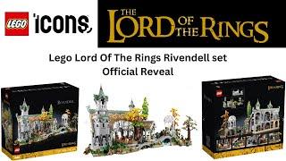 LEGO 2023 Lord Of The Rings Rivendell Set 10316 Official Reveal!! WOW WOW WOW!!!