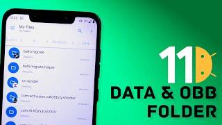 How to access DATA & OBB folder in Android 11