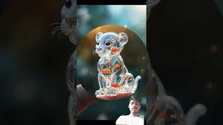 Crystal-Clear Miniature Animals:#cute#minatures #miniatureworld
