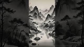 The Essence of Chinese Painting#ChineseArt #InkWash #CulturalHeritage #LandscapePainting #art