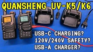 Are these chargers safe? Answering my own questions (Quansheng UV-K5/K6 charging info)