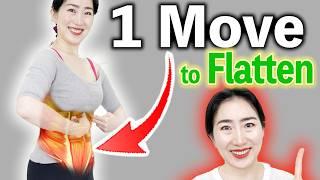 How to Tighten and Flatten your Stomach with Just 1 Move (No Sit-Ups or Gym)