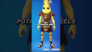 Evolution of Peely in Fortnite (2019-2024) #shorts #fortnite