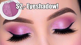 $2 Pink Eyeshadow Look: Affordable & Easy Glam Makeup Tutorial