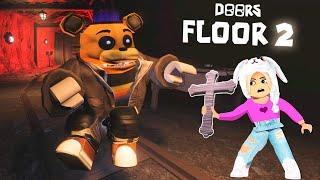 ЧТО ??? БАБУШКА И МЕДВЕДЬ В ИГРЕ ДВЕРИ  roblox doors floor 2