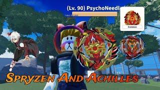 How to get Spryzen and Achilles top in Bladers: Rebirth [ ROBLOX ]